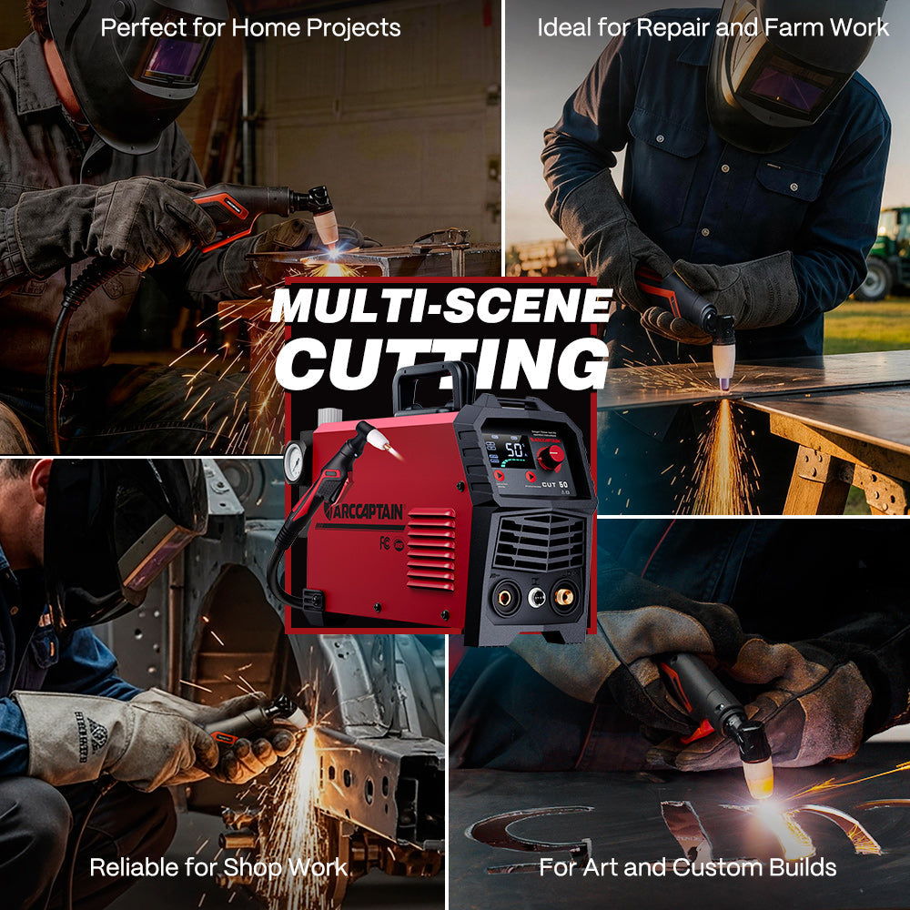 Arccaptain CUT50 Plasma Cutter Dual Voltage