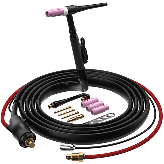 ARCCAPTAIN High Frequency Air Cooled TIG200 DC TIG Torch 13-FT 150 Amps Gun
