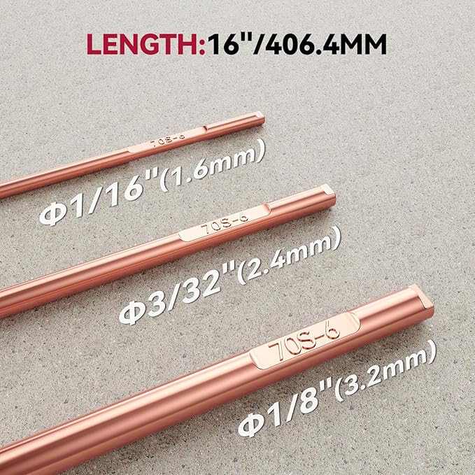 Mild Steel ER70S-6 TIG Welding Rod 5 Lbs TIG Filler Rod