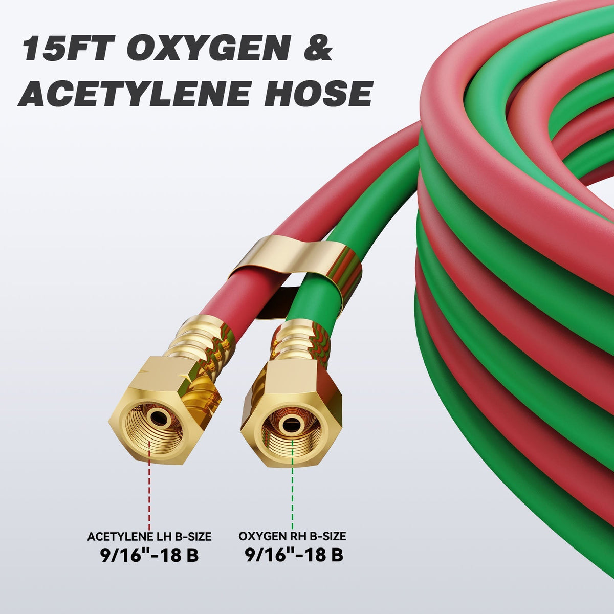 Oxygen Acetylene Cutting Welding Torch Kit with Hose AR-CT120Pro