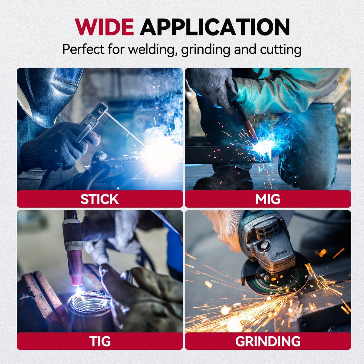 EXSpace X300 Auto Darkening Welding Protective Hood Rivet